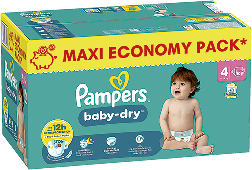 COUCHES BABY-DRY T4 X108