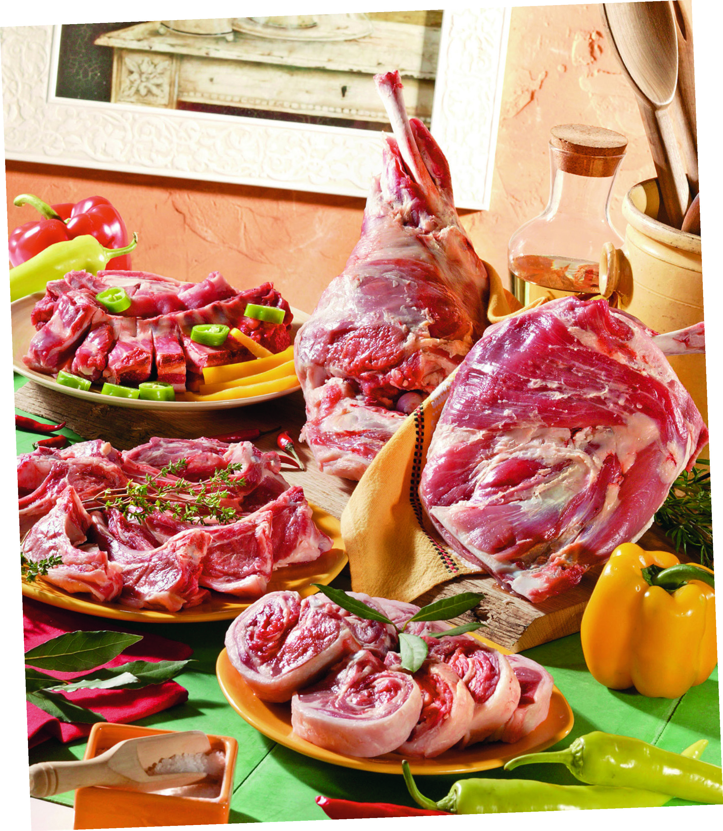 1/2 AGNEAU DÉCOUPÉ