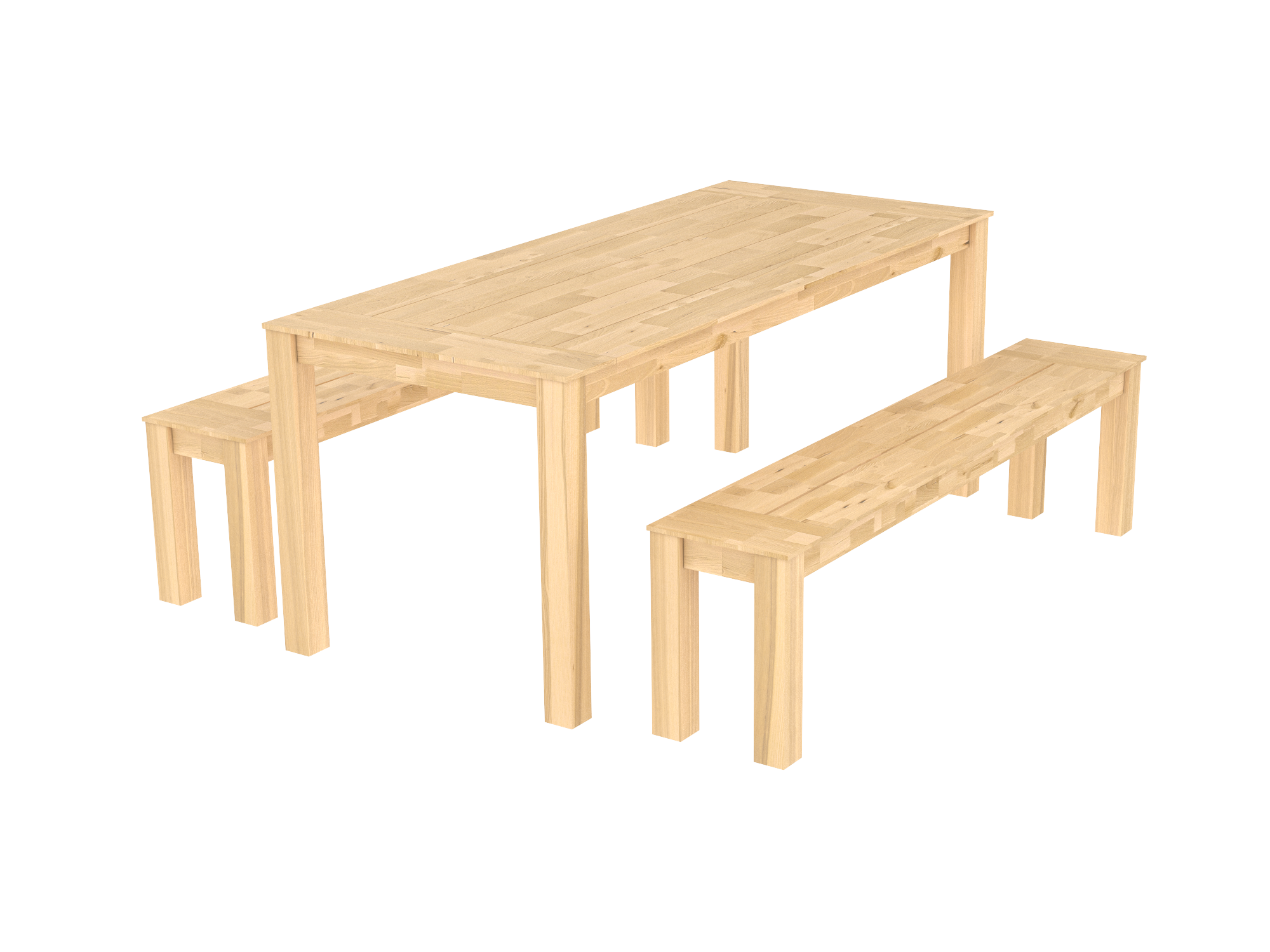 ENSEMBLE TABLE ET 2 BANCS