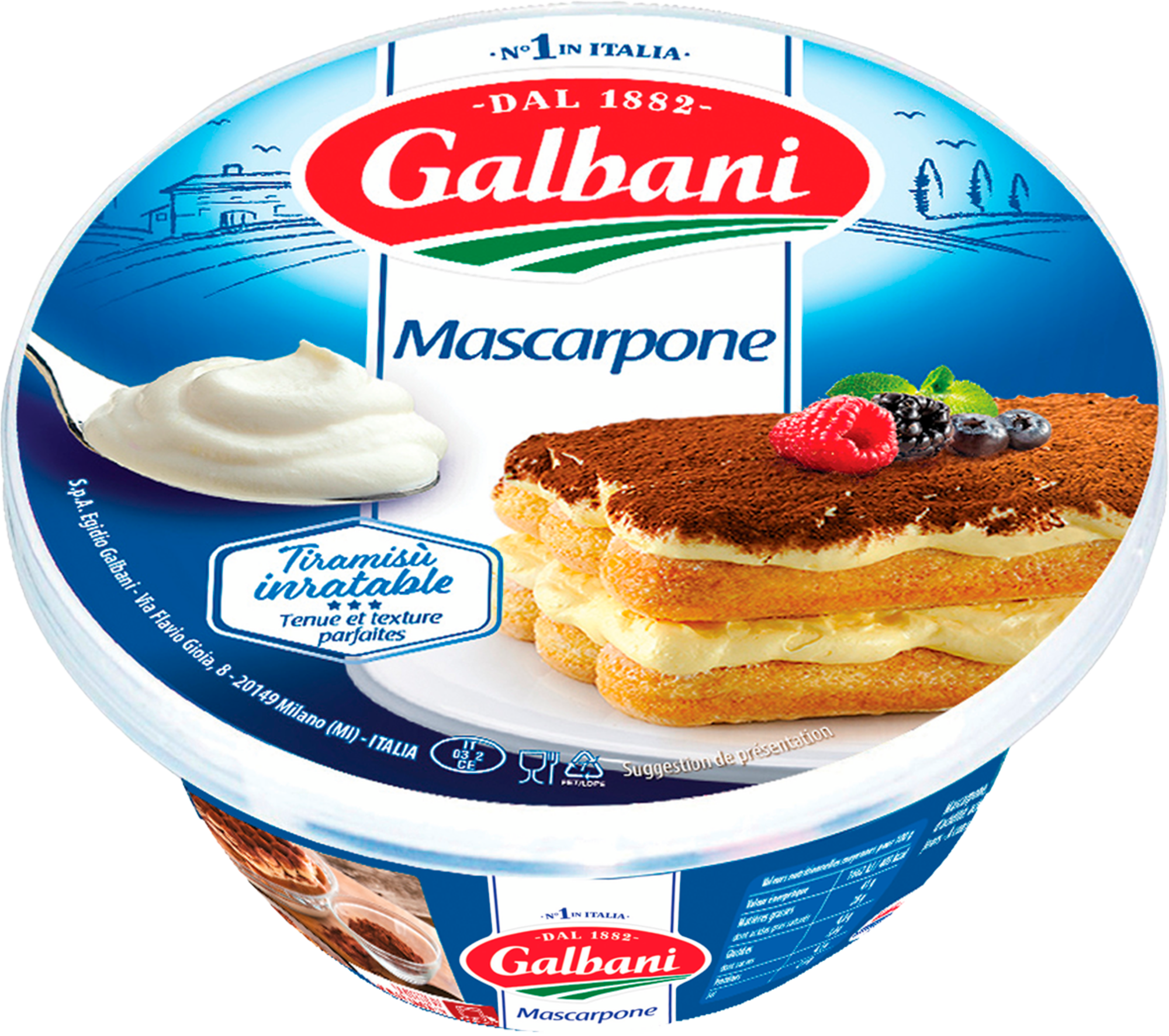 Mascarpone 41,5% Mat.Gr. 