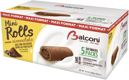 MINI ROULÉS AU CHOCOLAT