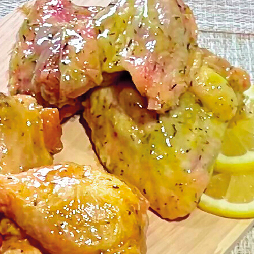 AILERONS DE POULET THYM/CITRON