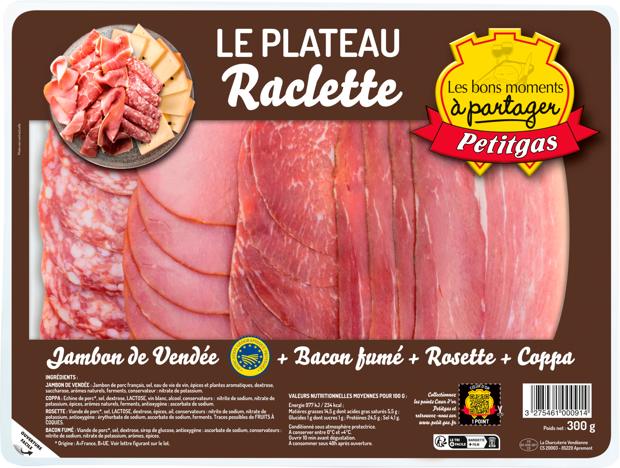 Le plateau raclette