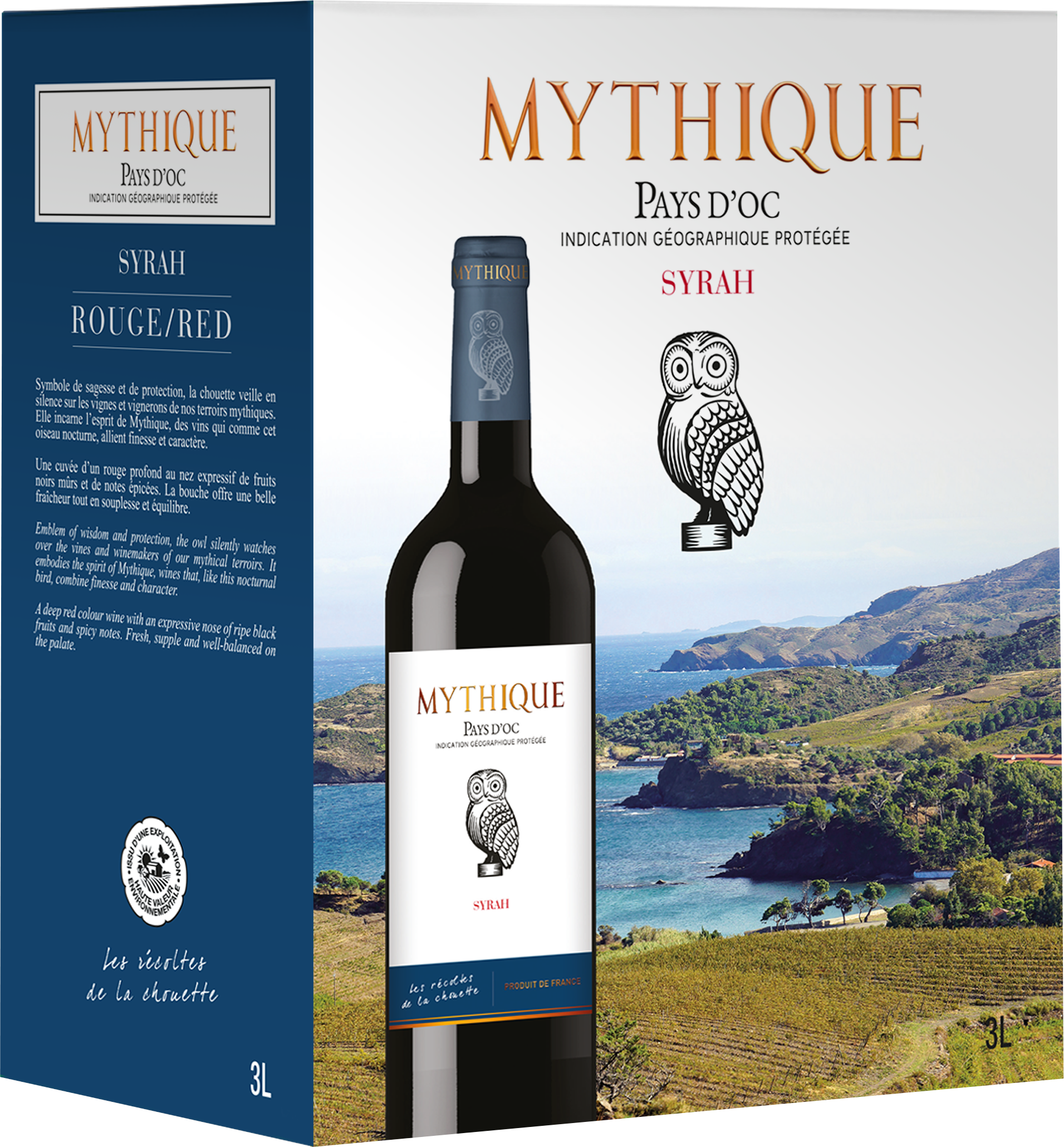 IGP VIN ROUGE PAYS D’OC SYRAH