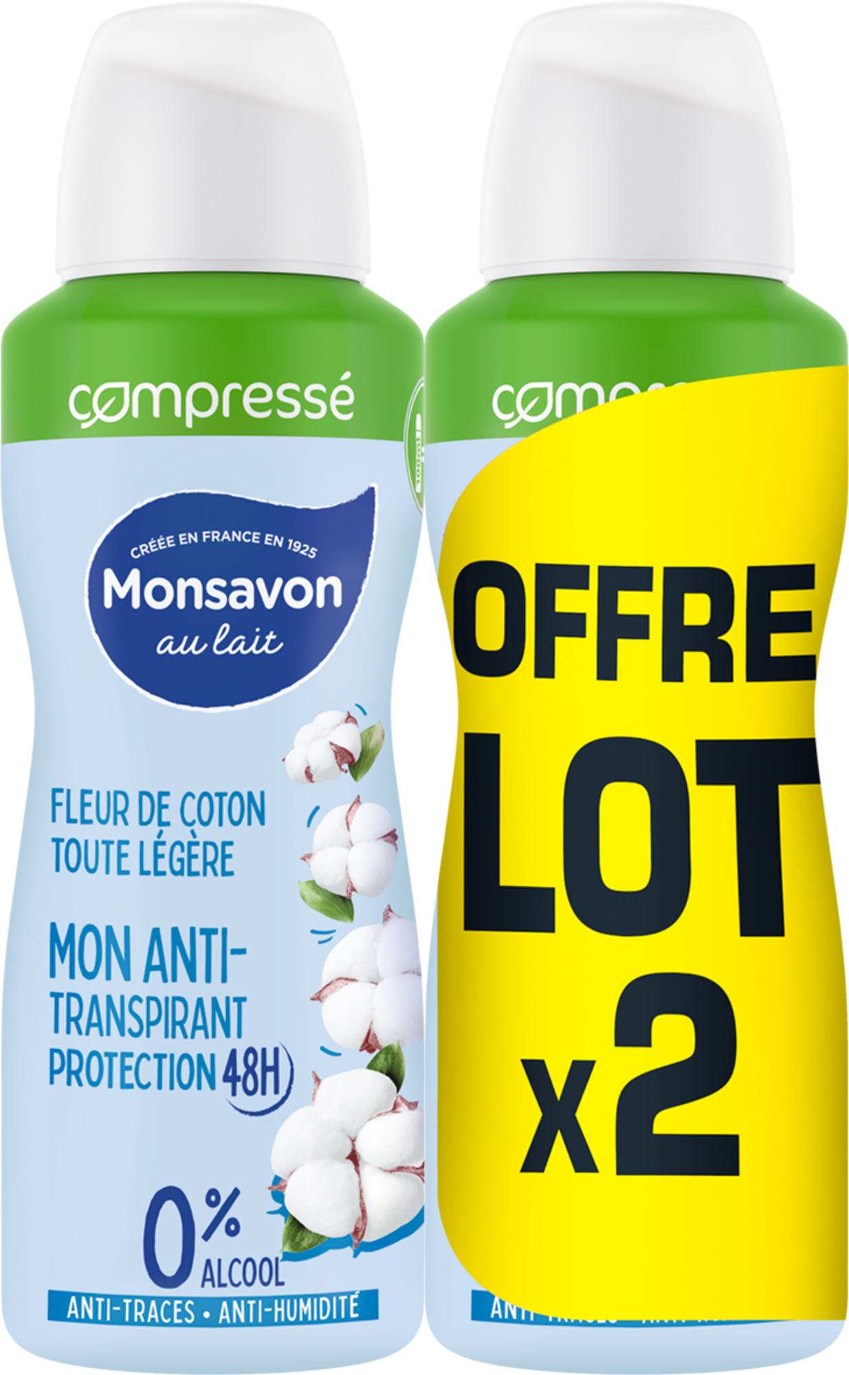 DÉODORANT ATOMISEUR COMPRESSÉ