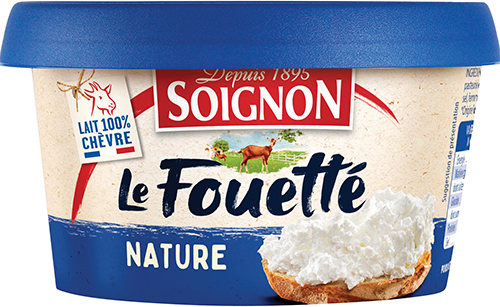 LE FOUETTÉ
NATURE OU AIL & FINES HERBES
24% Mat.Gr.