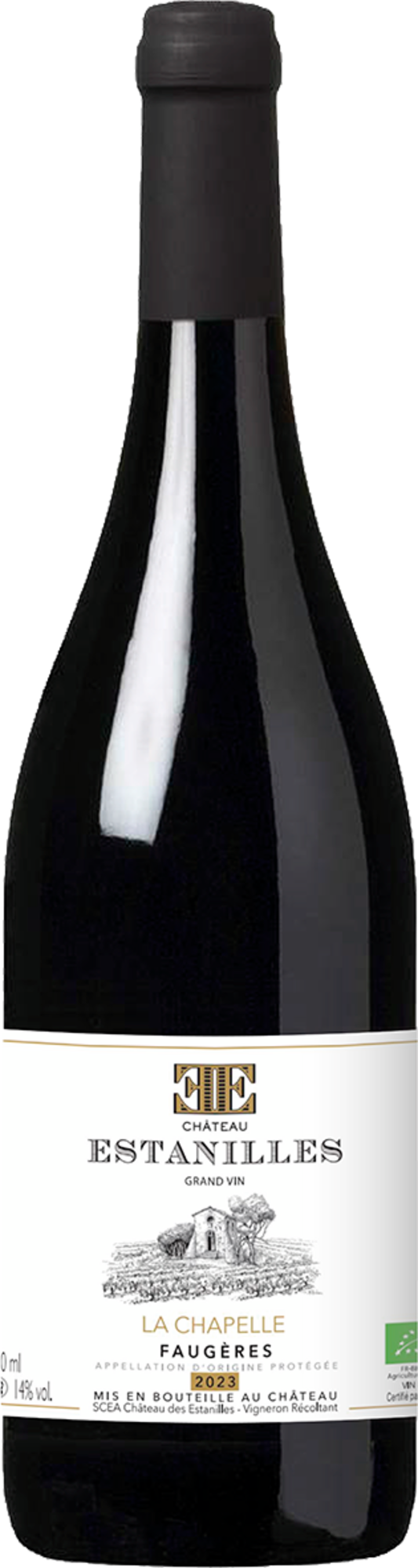 AOP FAUGÈRES ROUGE BIO - CHÂTEAU LES ESTANILLES "LA CHAPELLE" 2023