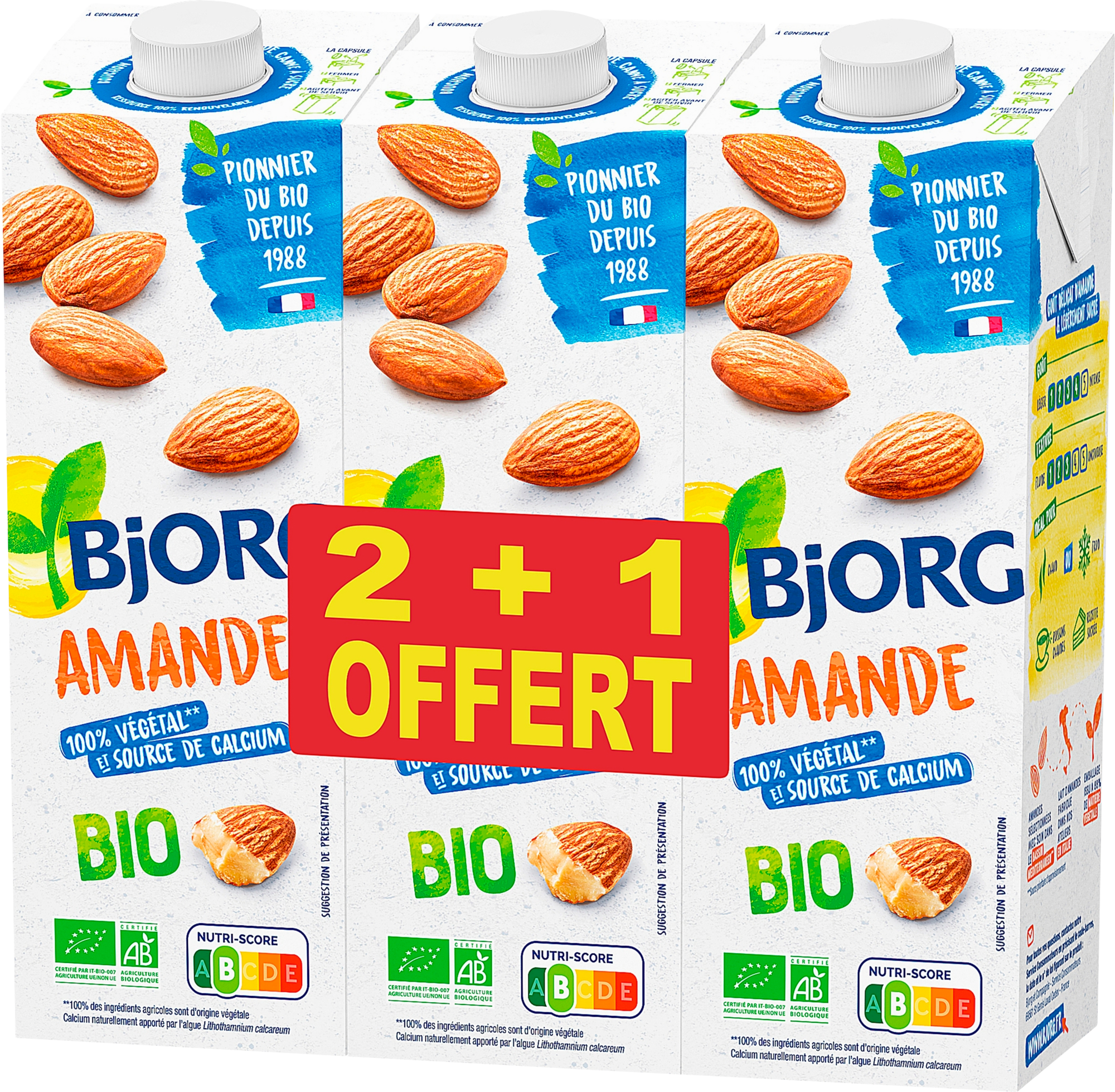 BOISSON VÉGÉTALE AMANDE BIO