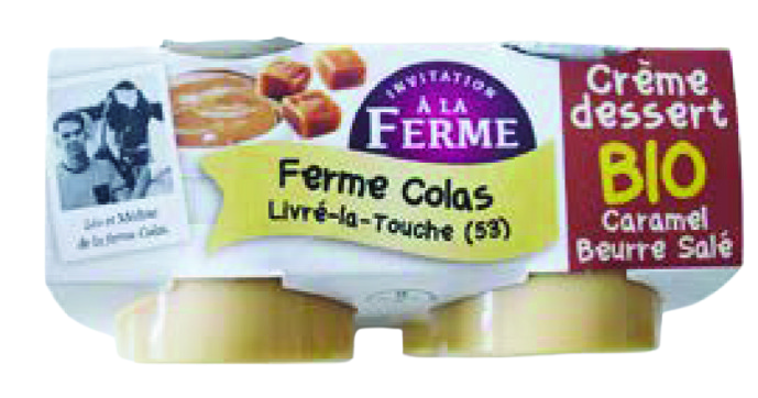 CRÈME DESSERT BIO CARAMEL BEURRE SALÉ
