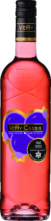 BOISSON À BASE DE VIN ROSÉ CASSIS VERY CASSIS