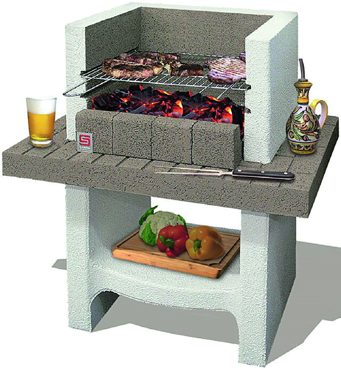 BARBECUE BÉTON CAÏRO GARANTIE CONSTRUCTEUR 2 ANS.