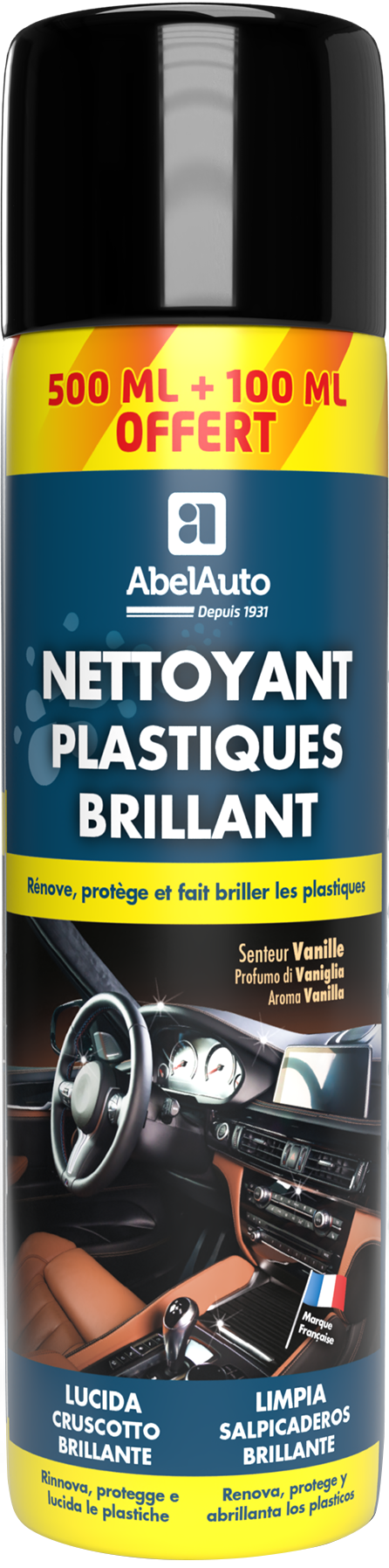 NETTOYANT PLASTIQUE
FINITION BRILLANCE