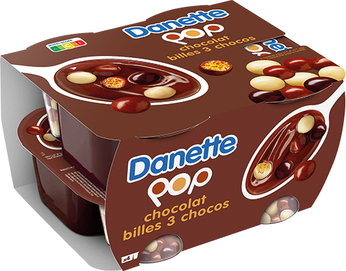 CRÈME DESSERT CHOCOLAT BILLES 3 CHOCOS