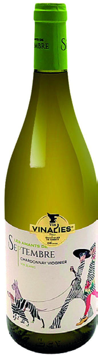 VIN DE FRANCE BLANC LES AMANTS DE SEPTEMBRE CHARDONNAY/VIOGNIER 2023