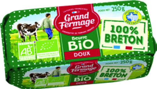 BEURRE BIO(6) DOUX 82% MAT.GR.(7)