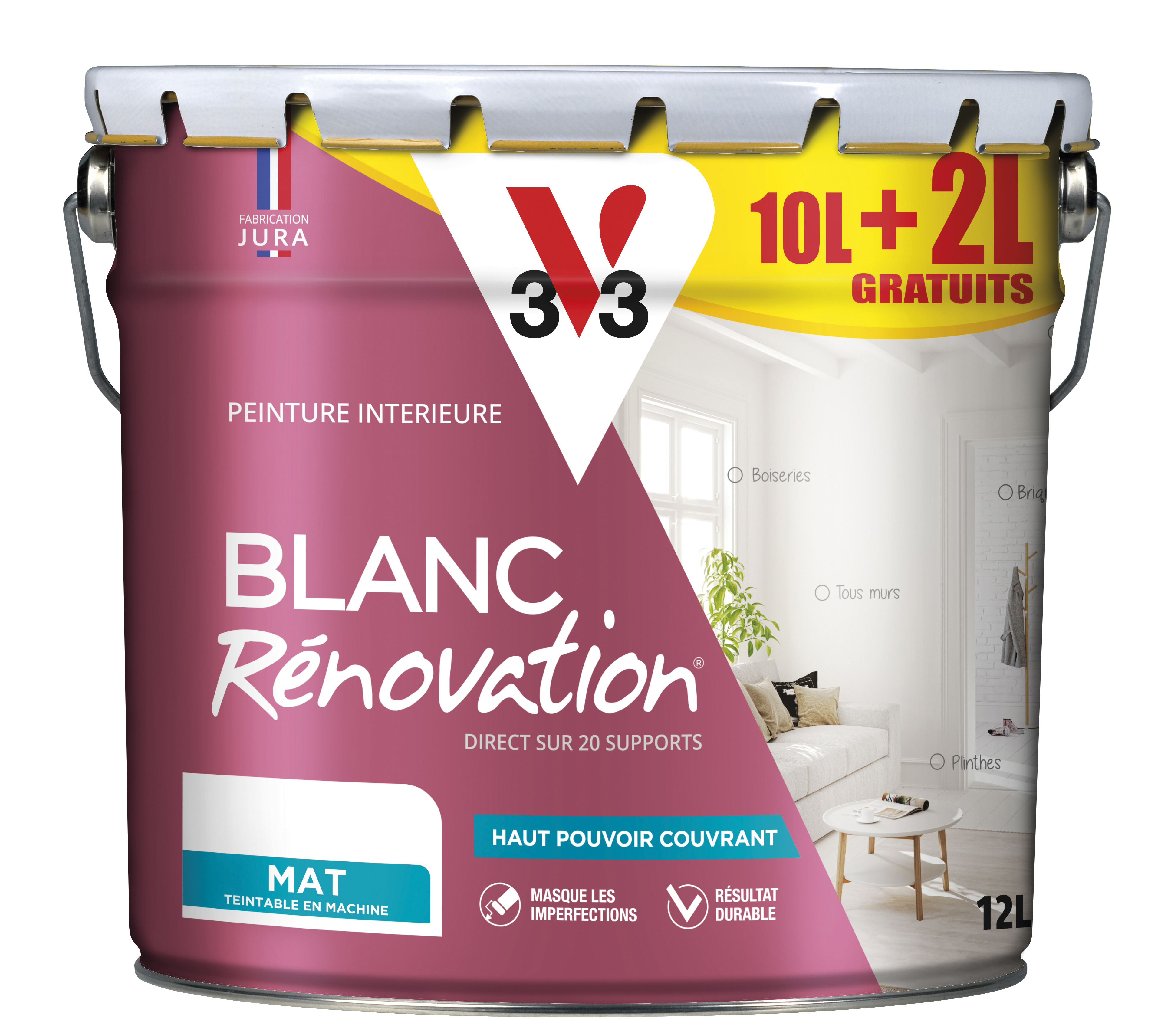 PEINTURE BLANC RÉNOVATION(1)(2)(3)(4)