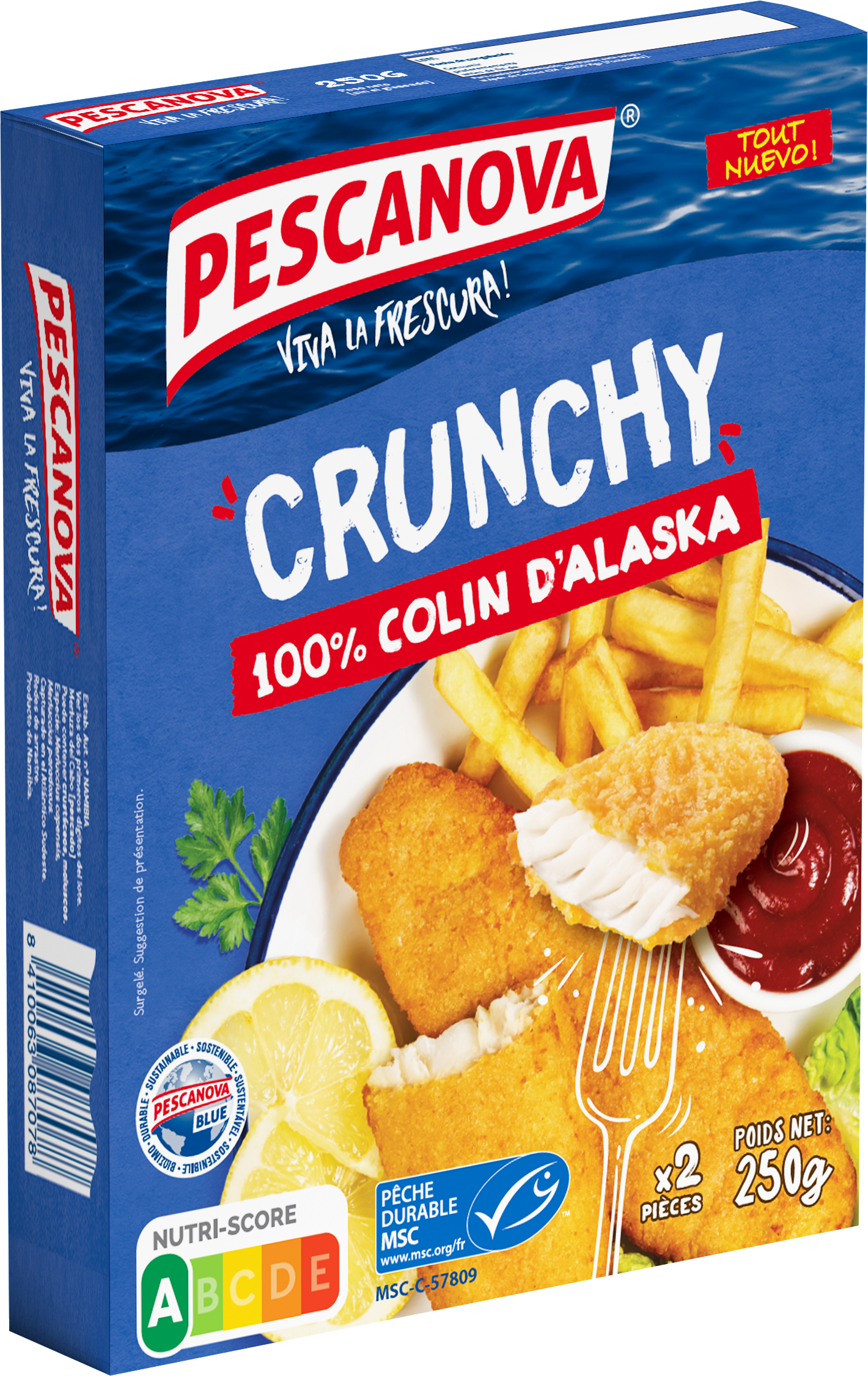 CRUNCHY FILET DE POISSON SURGELÉ