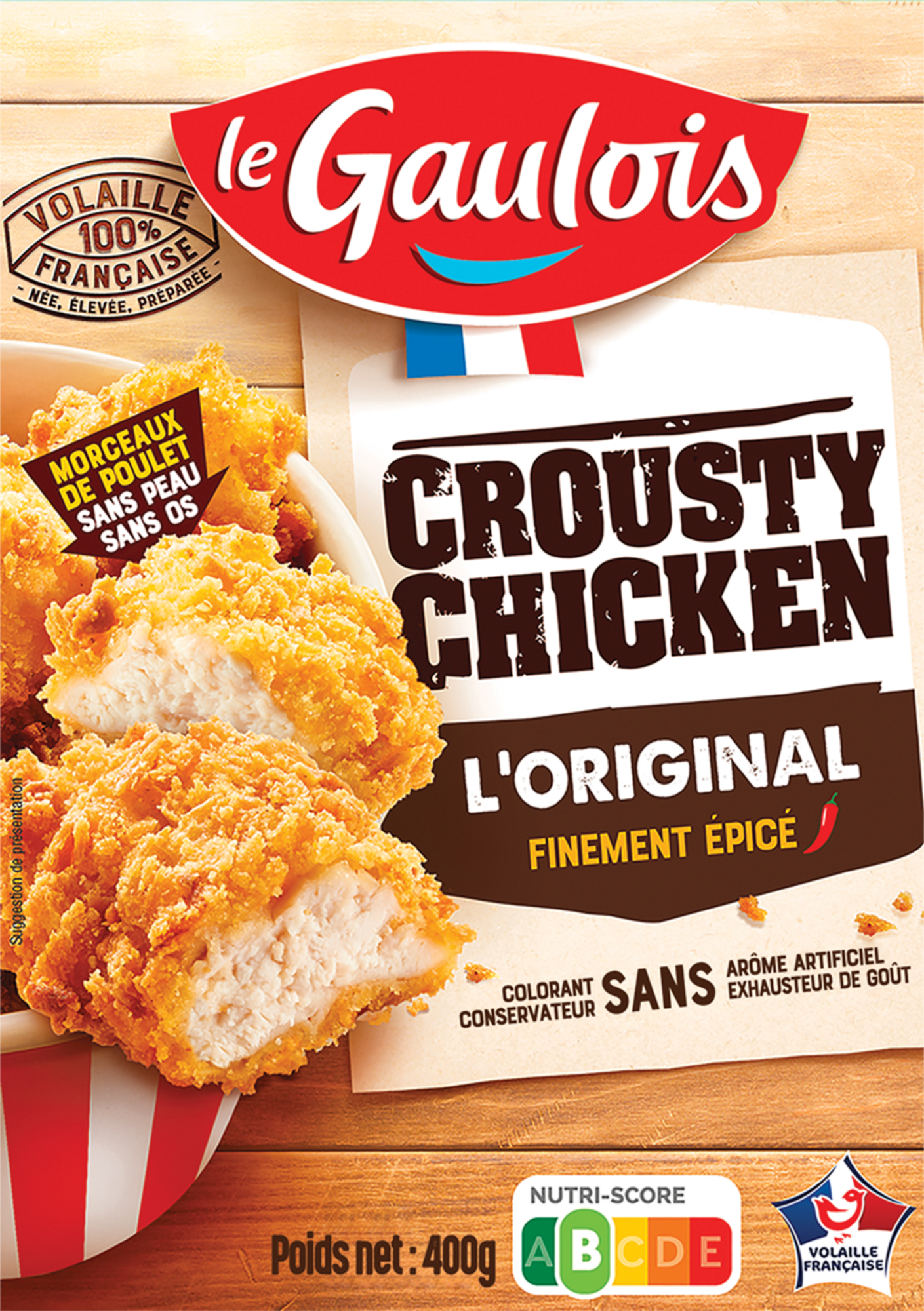 Crousty chicken l'original finement épicé