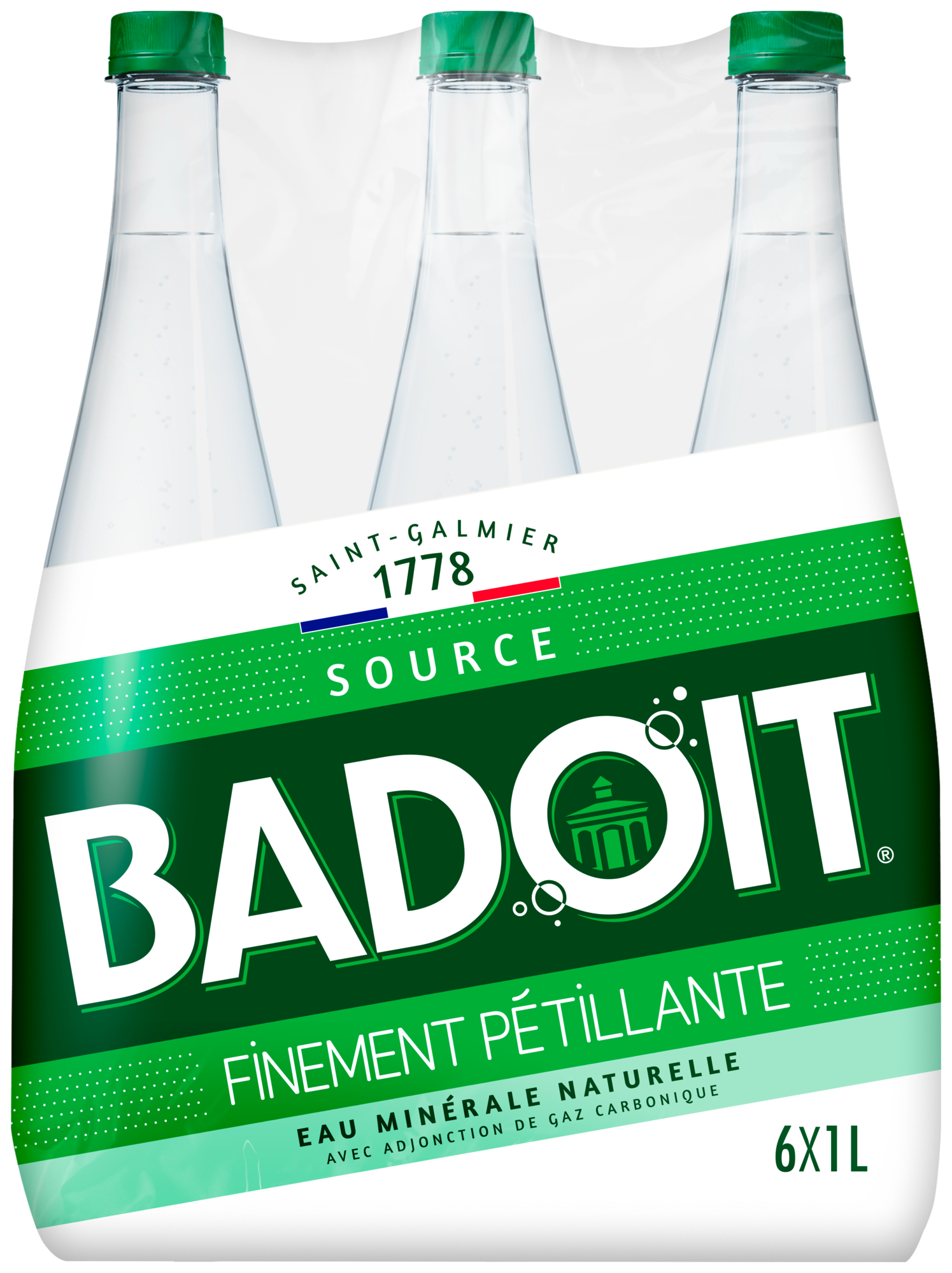 EAU MINÉRALE NATURELLE AVEC ADJONCTION DE GAZ CARBONIQUE