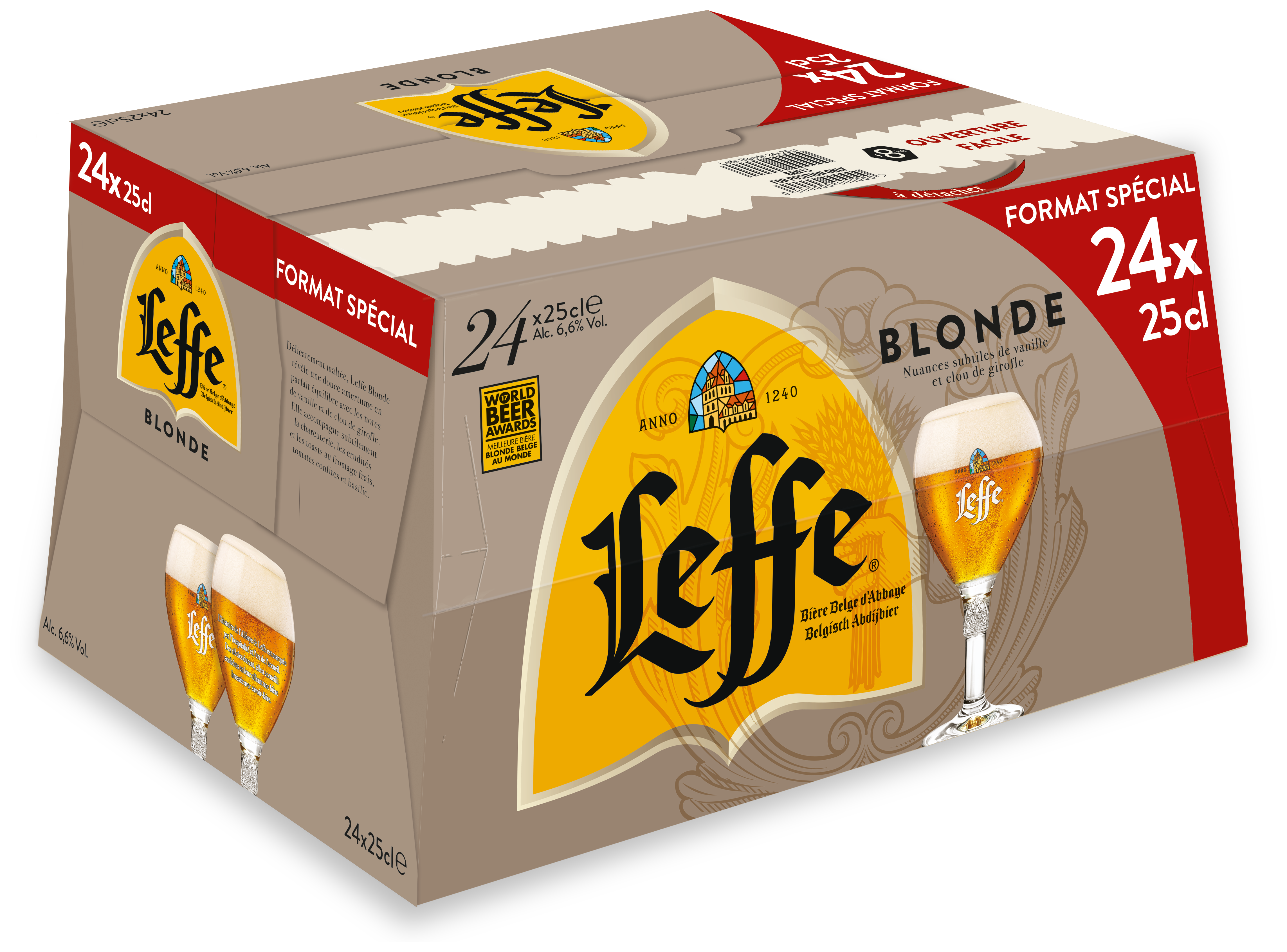 BIÈRE BELGE D'ABBAYE BLONDE