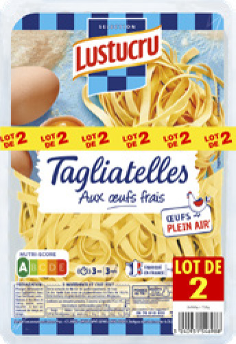 TAGLIATELLES AUX OEUFS FRAIS X 2
