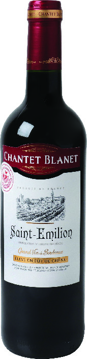 A.O.P(1) SAINT-ÉMILION(2) CHANTET BLANET