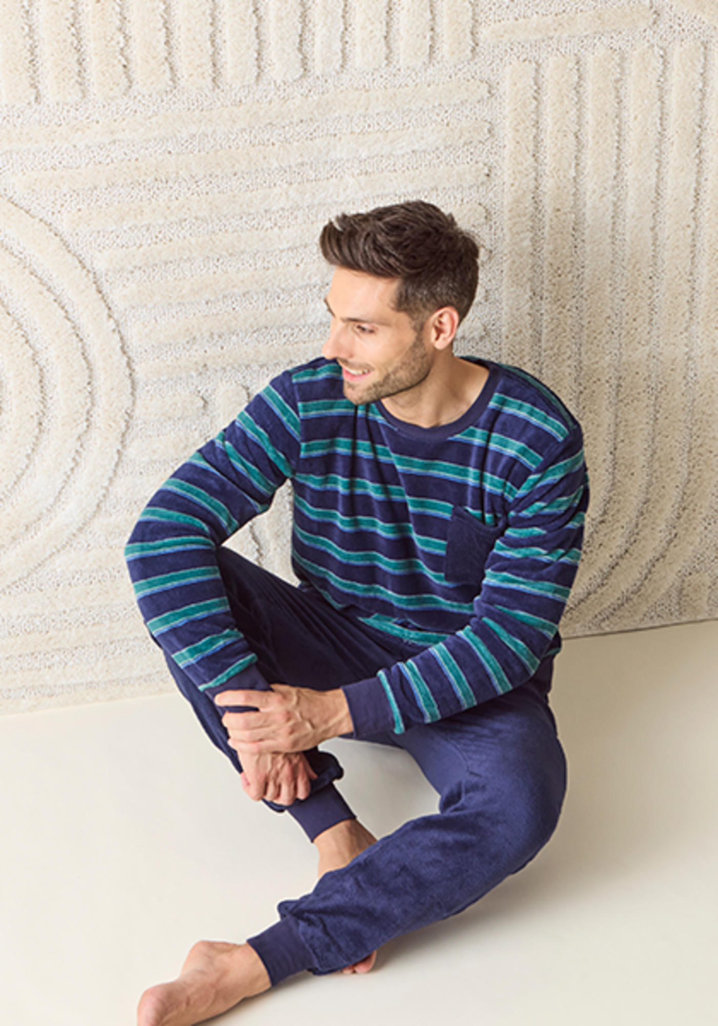 PYJAMA LONG MAILLE HOMME