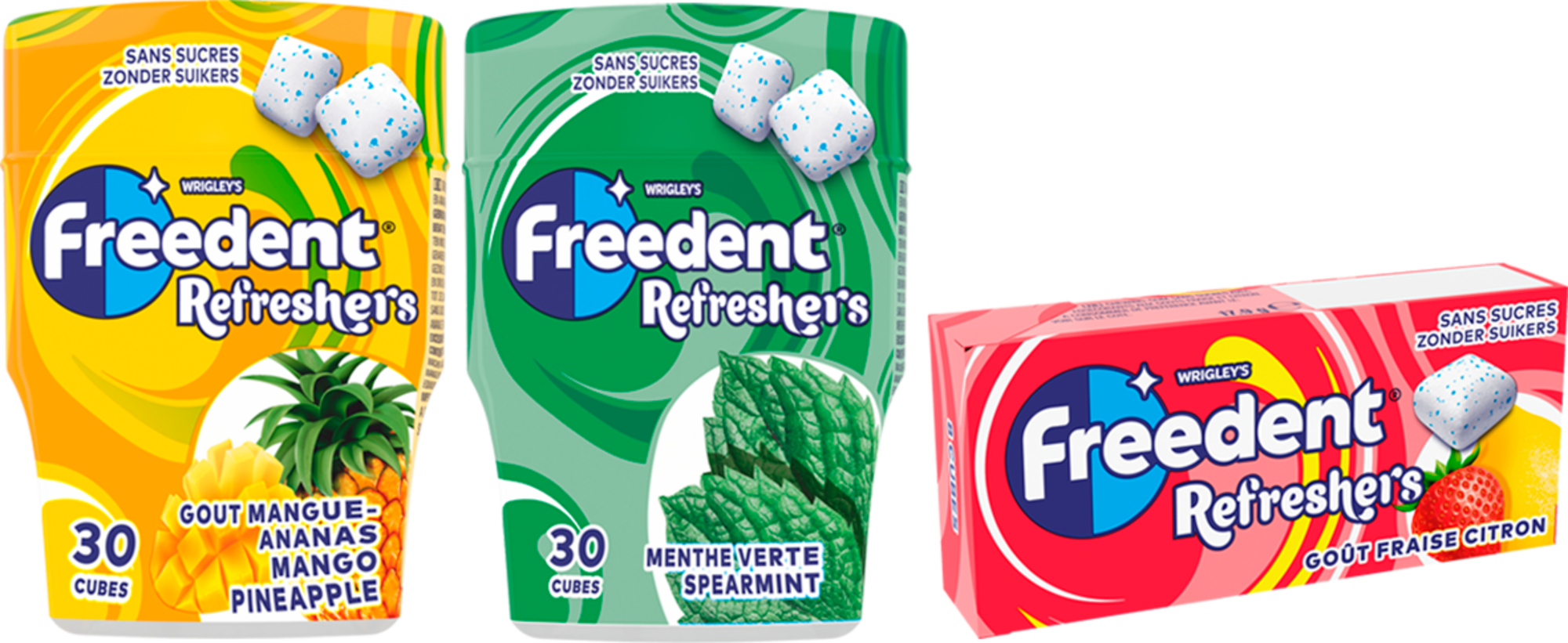 SUR LES PRODUITS PRÉSENTS EN MAGASIN DE LA GAMME "FREEDENT REFRESHERS"