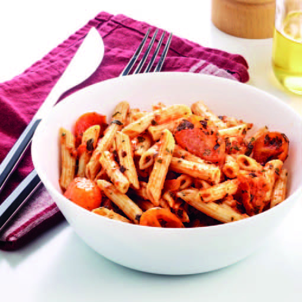 MINI PENNE ET TOMATES À L’ITALIENNE
