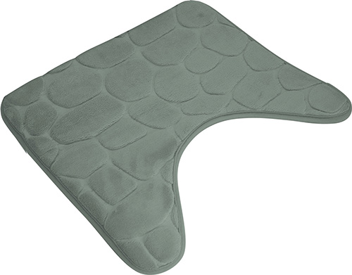 TAPIS CONTOUR WC MICROFIBRE GALET