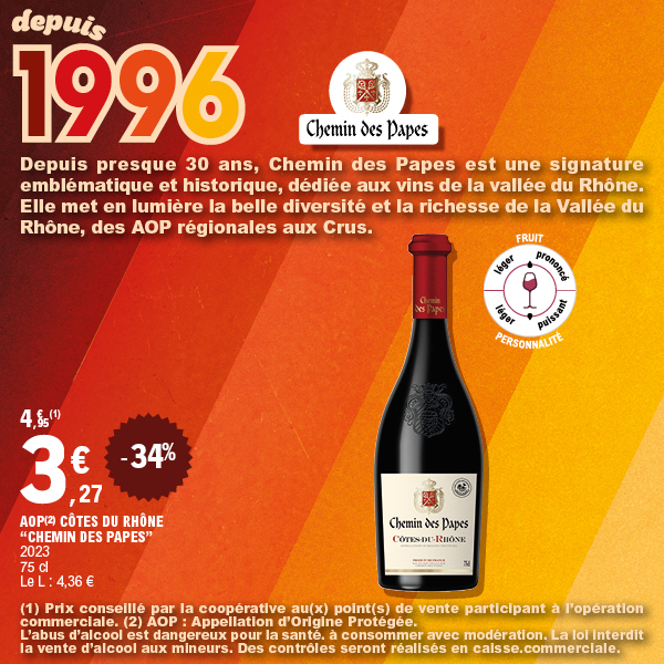 AOP(1) CÔTES DU RHÔNE