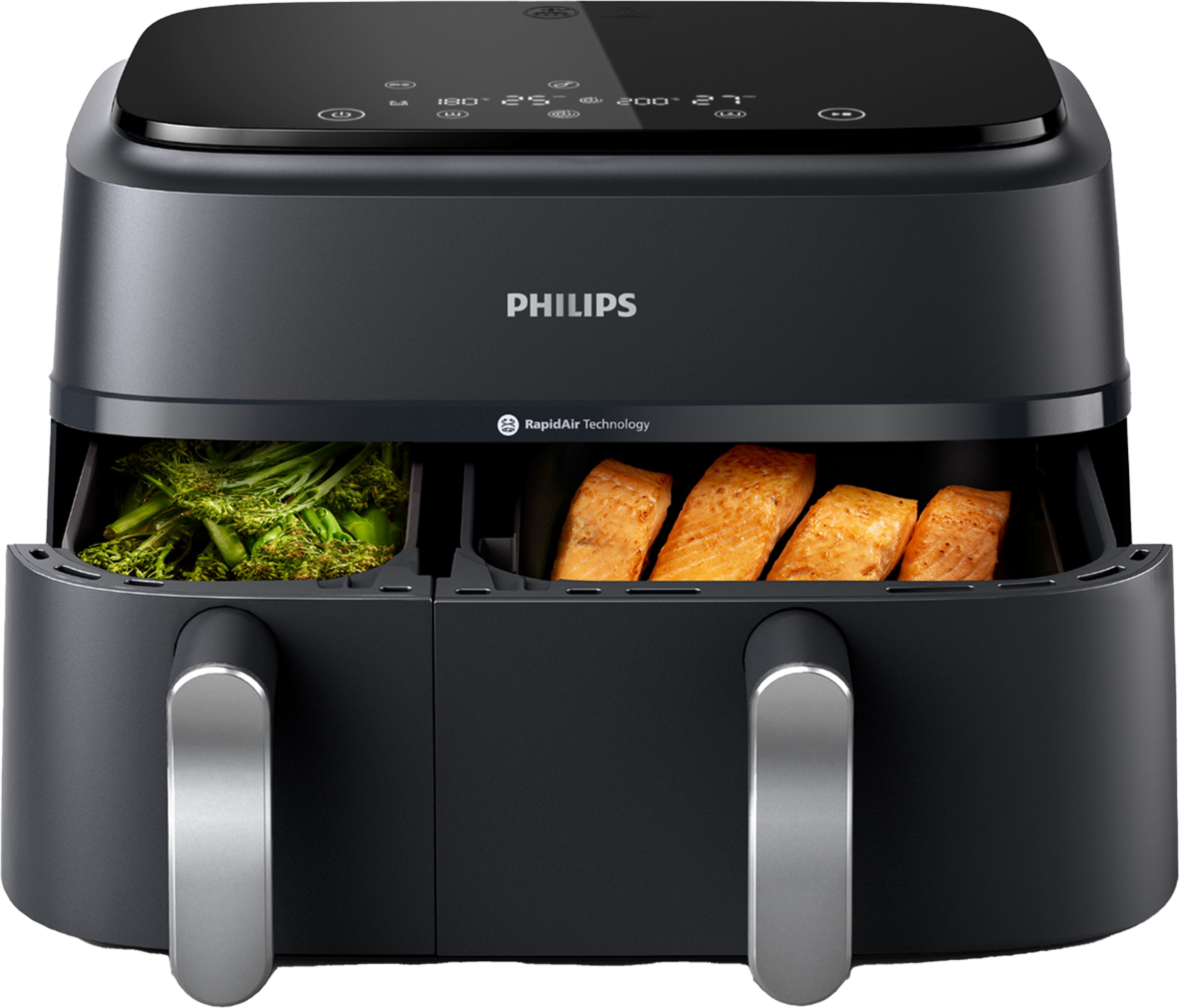 AIRFRYER A DOUBLE PANIER
