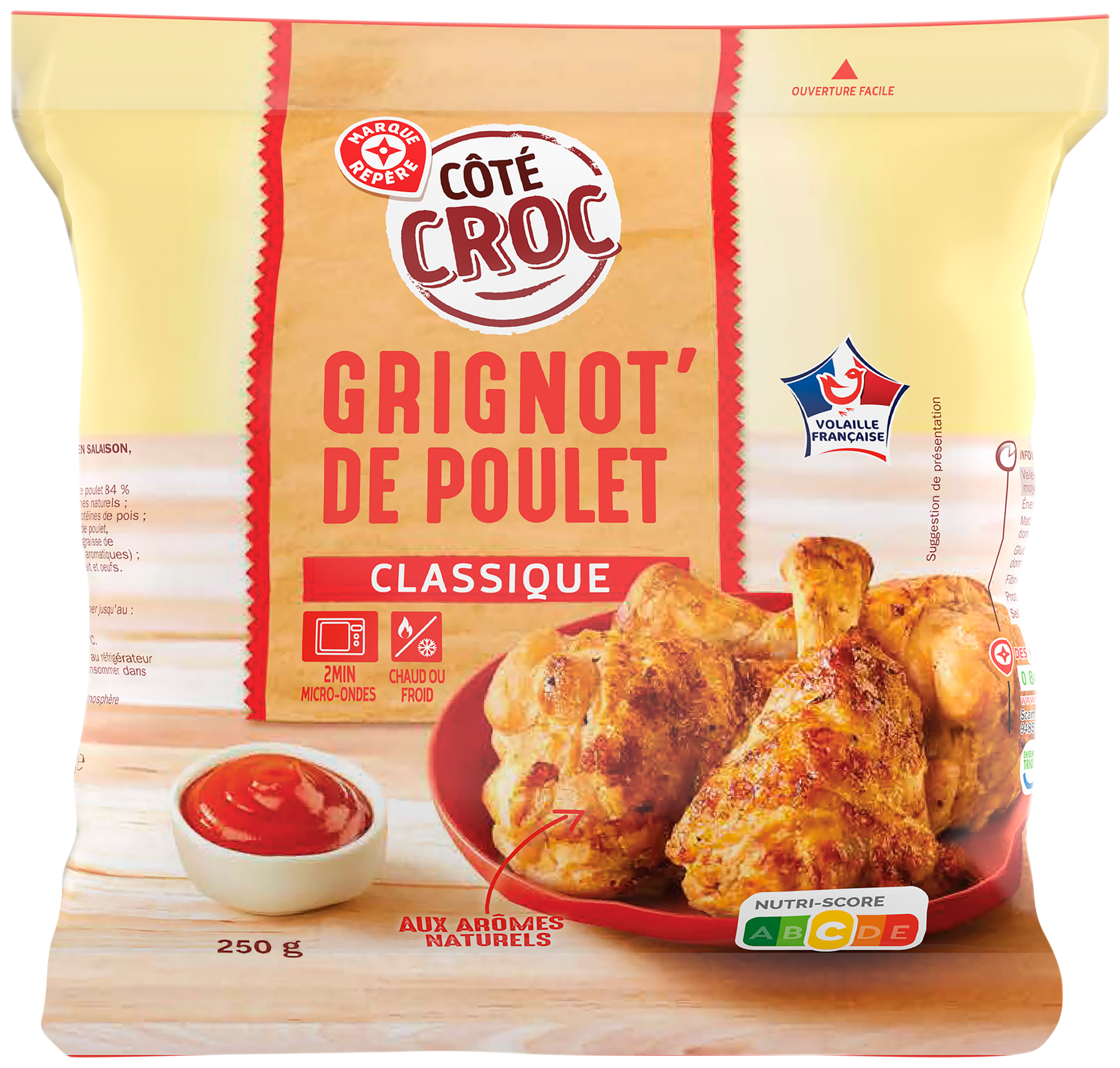 GRIGNOTTES DE POULET NATURE