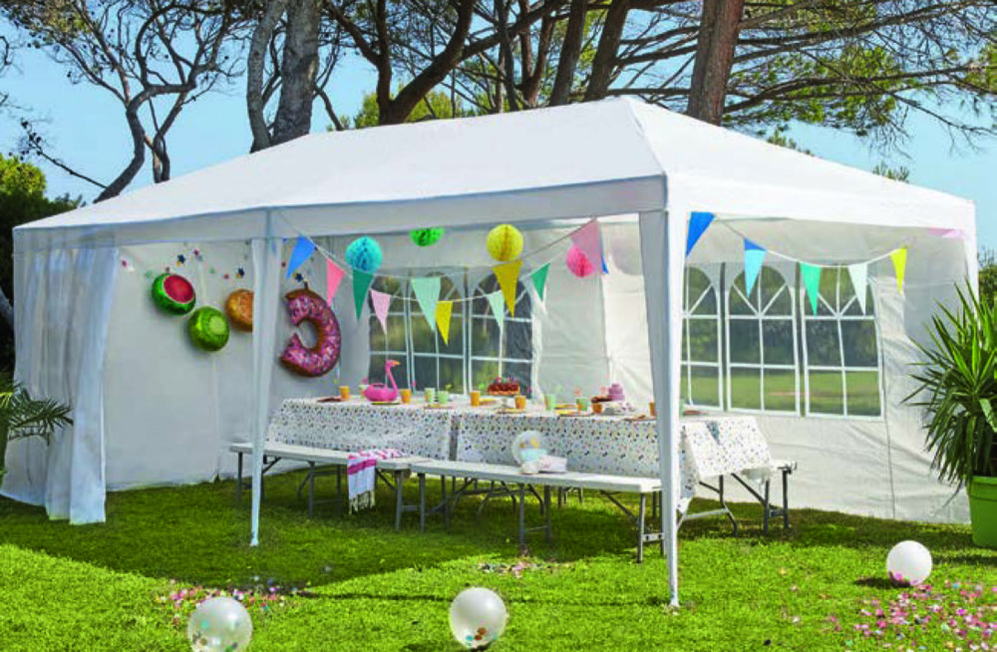 TONNELLE BANQUET 3 X 6 M