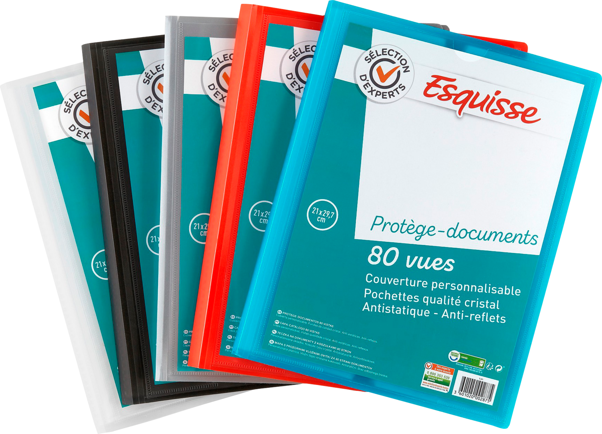 PROTèGE-DOCUMENTS 80 VUES "ESQUISSE"