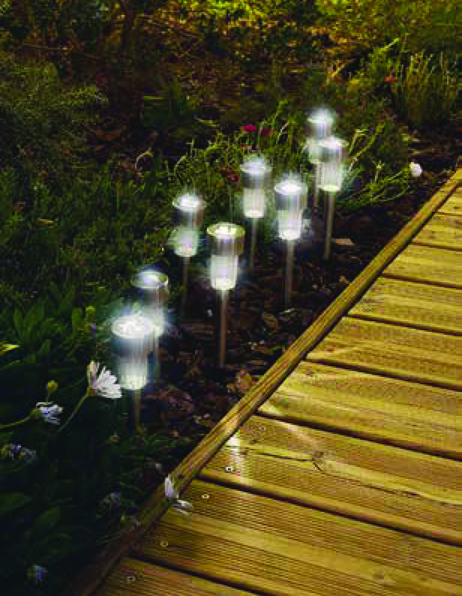 LOT DE 8 BORNES SOLAIRES