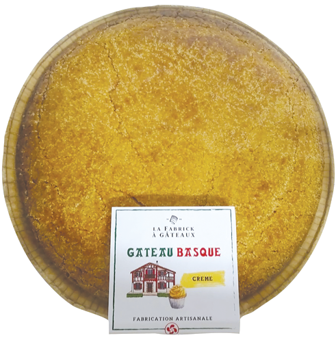 GÂTEAU BASQUE À LA CRÈME