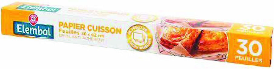 PAPIER CUISSON 30 FEUILLES