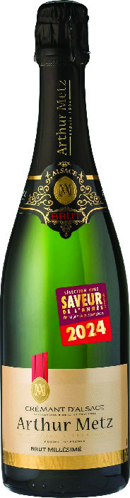 A.O.P(1) CRÉMANT D’ALSACE BRUT MILLÉSIMÉ ARTHUR METZ