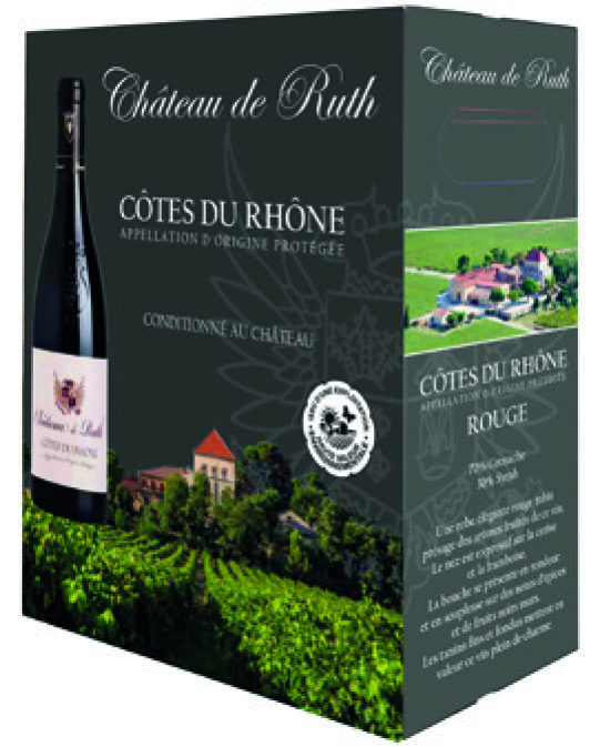 AOP(1) CÔTES DU RHÔNE CHÂTEAU DE RUTH