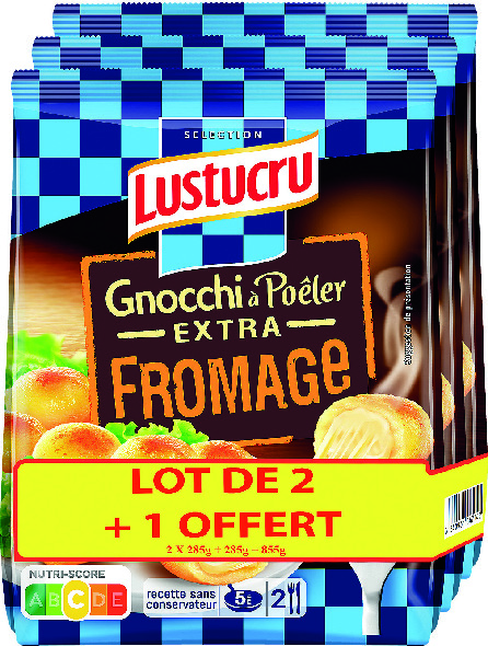 GNOCCHI À POÊLER EXTRA FROMAGE