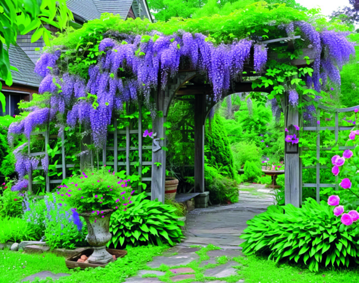 GLYCINE BLEUE WISTERIA