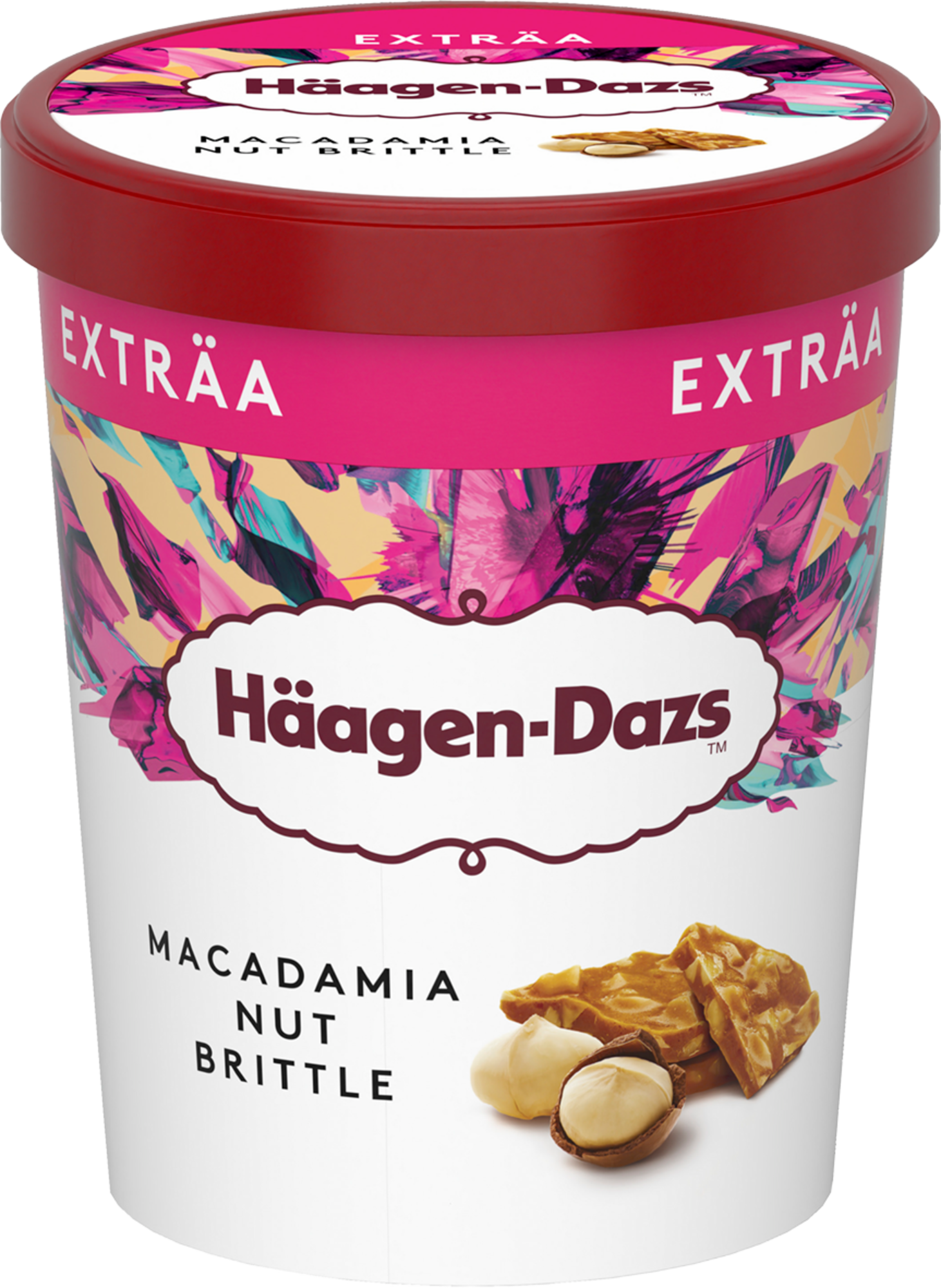 Pot de crème glacée exträa plaisir noix de Macadamia