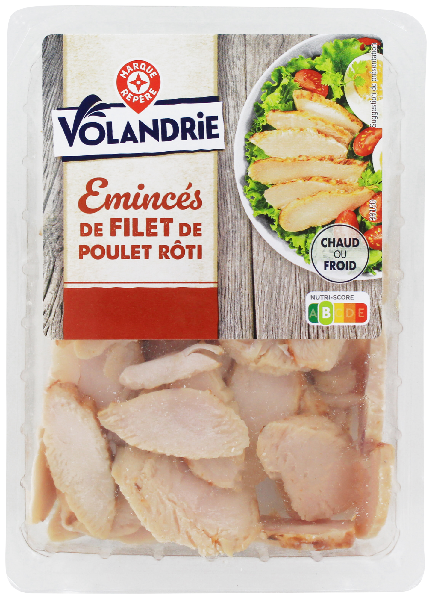 ÉMINCÉS DE FILET DE POULET RÔTI