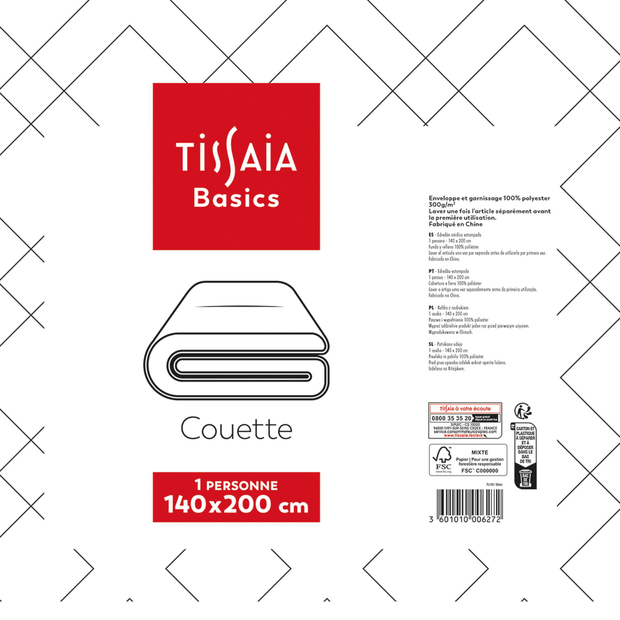 COUETTE 140X200 CM