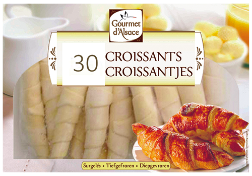 30 CROISSANTS SURGELÉS