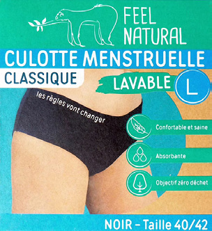 CULOTTE MENSTRUELLE LAVABLE Feel Natural