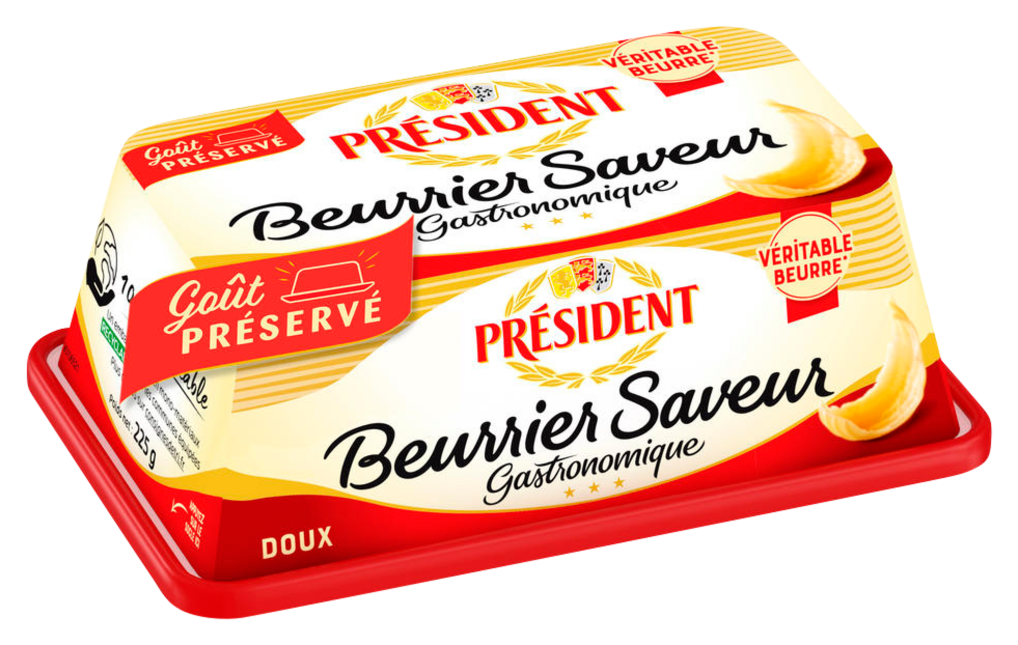 Beurrier saveur gastronomique doux 82% Mat. Gr.