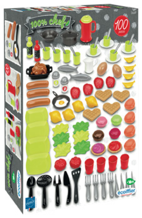 DINETTE 100 PIÈCES/CHARIOT + CAISSE ENREGISTREUSE