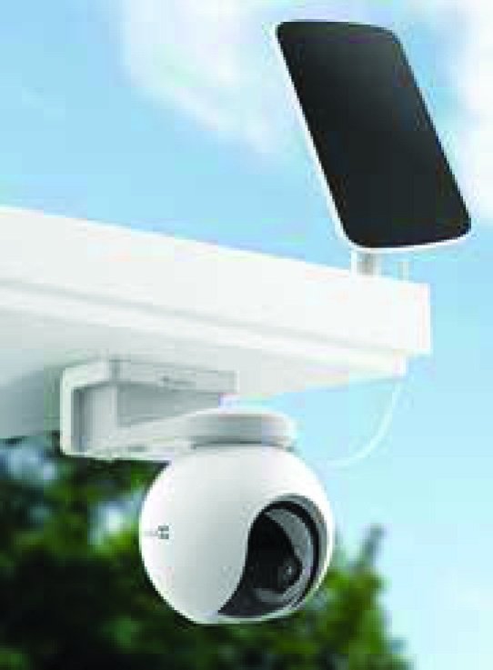 KIT CAMÉRA EXTÉRIEURE + PANNEAU SOLAIRE